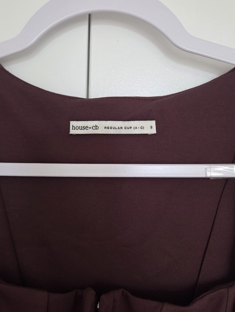 Balconette chocolat fitted corset top - Picture 6 of 7